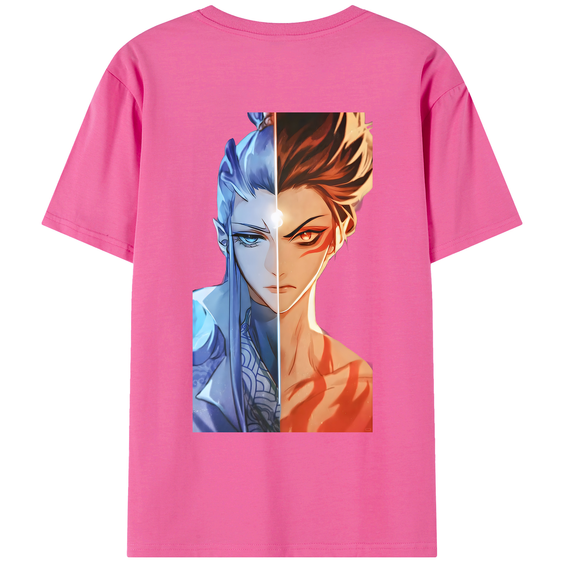（画像用） Ne Zha 2 ナタ 魔童の大暴れ レディース半袖Tシャツ(バックプリント)